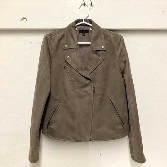 🍄3/$20 SzM Uniqlo Moto Jacket - Picture 3 of 7